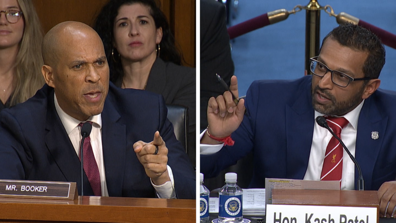 Senator Booker Criticizes FBI Director During Senate Judiciary Committee Hearing
