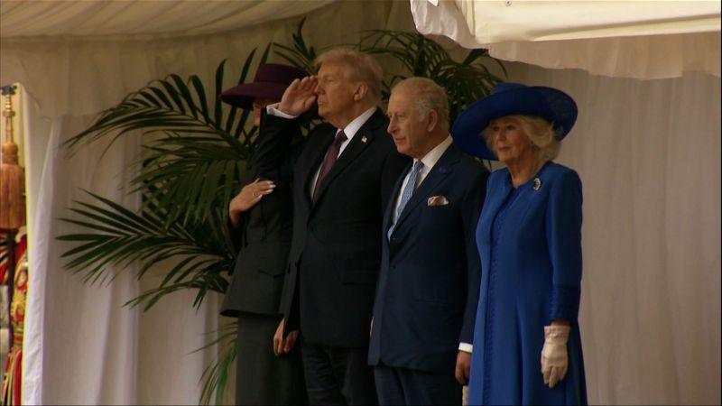 President Trump Meets with King Charles at Windsor Castle