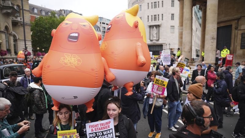 Public Dissent Emerges During President Trump's Visit to UK