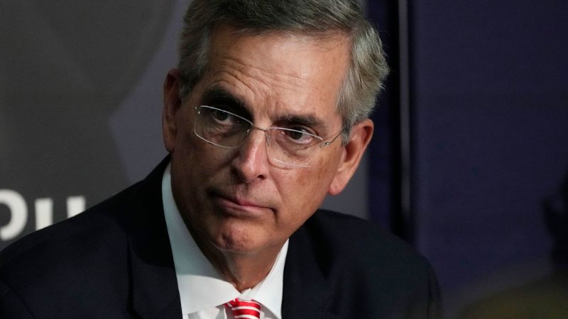 Georgia Secretary of State Brad Raffensperger Announces Candidacy for Governor in 2026