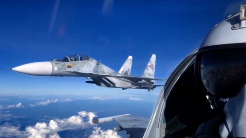 Venezuela Military Drill Showcases Russian Fighter Jets Amid Tensions