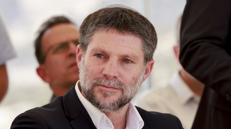 Israel's Finance Minister Sparks Debate Over Gaza's Post-War Future