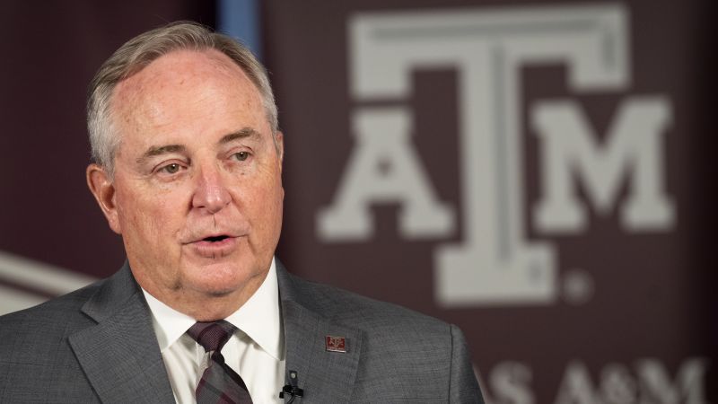 Texas A&M University President Resigns Amidst Controversy