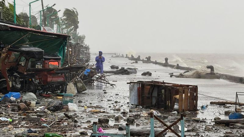 Potent Storm Hits Northern Philippines and Threatens Hong Kong, Taiwan, and Southern China